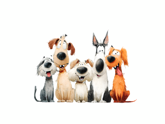 DIY Download Funny Dog Clipart Bundle