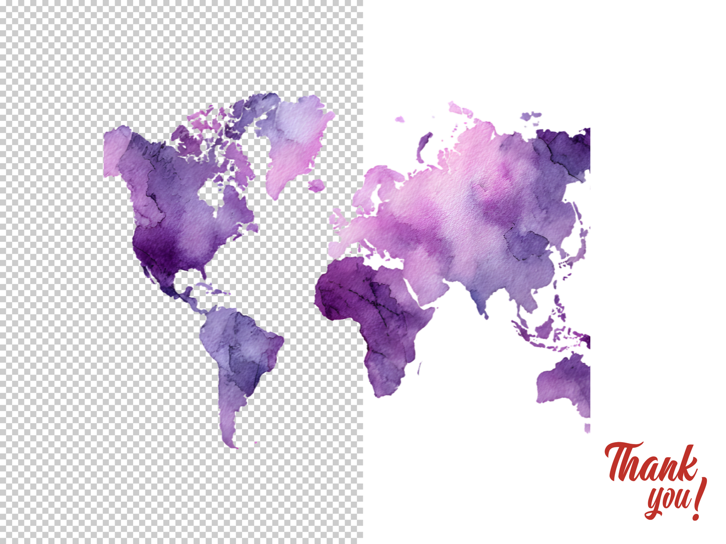 DIY Download World Map Clipart Bundle