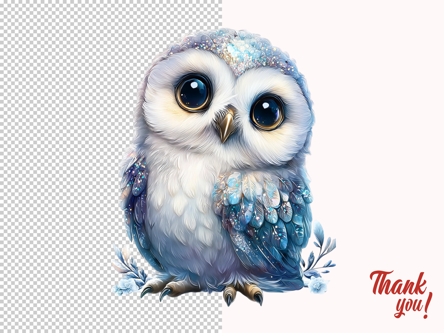 DIY Download Owl Clipart PNG Bundle