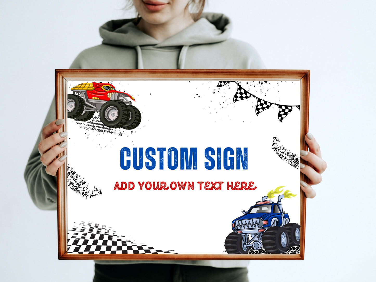 Monster Truck Geburtstagsparty Deko-Set (Digitaler Download)