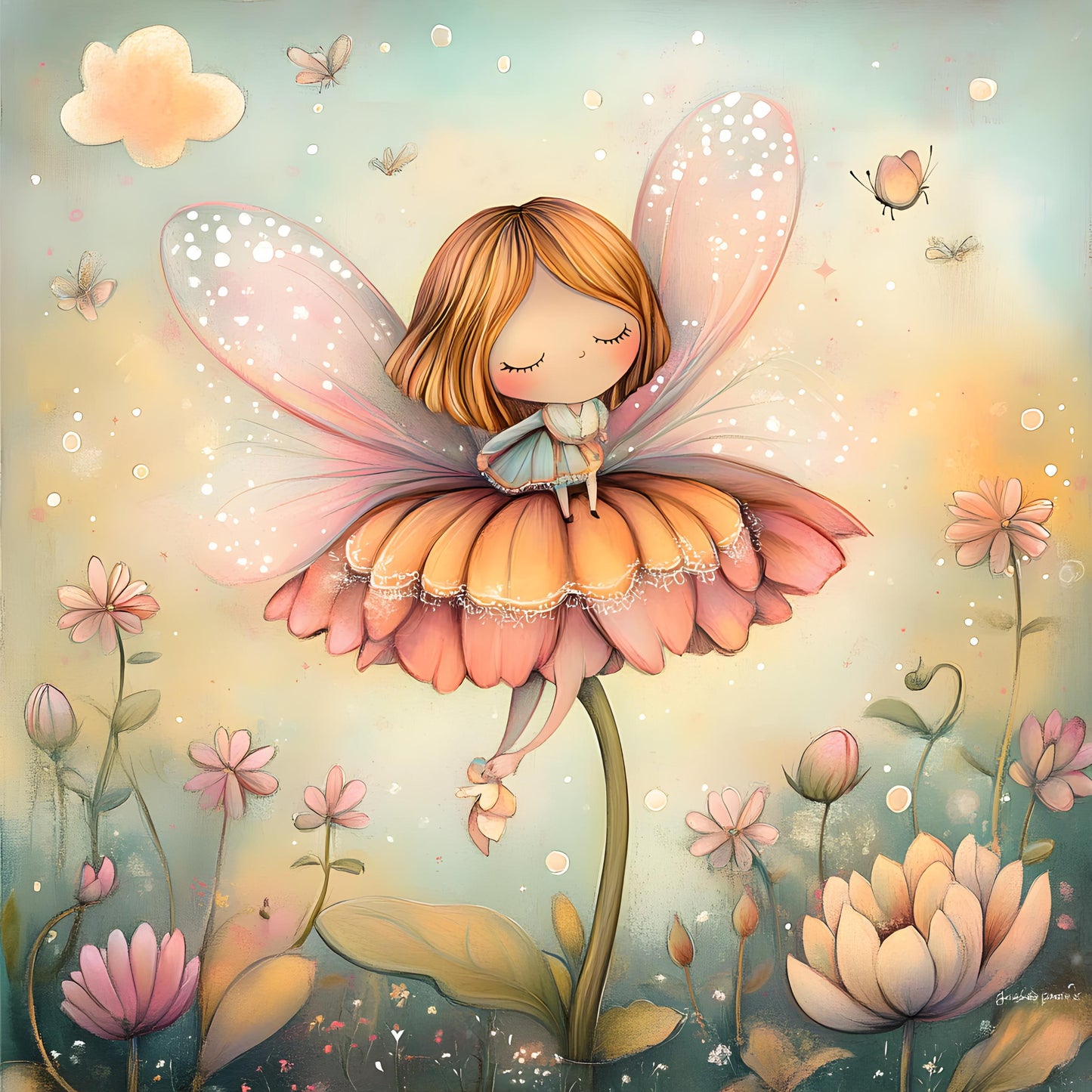 Fairy Clipart Bundle, Whimsical Fairy Clipart, Fairy garden Clipart, Watercolor Fairy Clipart JPG, Fairy House Clipart, Fairy tale Clipart