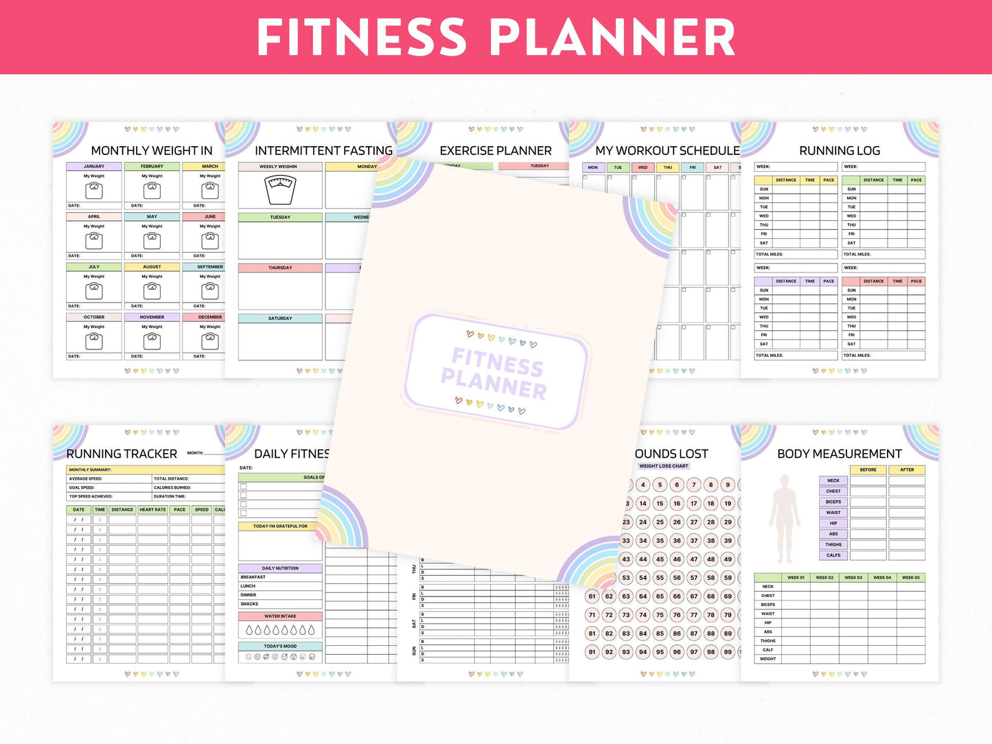 ADHD Printable Planner Template, Adhd Digital Planner, Adult Daily Planner, Adhd Daily Planner, ADHD Self Care, Habit Tracker, ADHD Planner