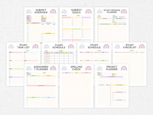 Homeschool Planner Printable, Ultimate Homeschool Planner, Homeschool Lesson Planner, Academic Planner, Teacher Homeschool Schedule