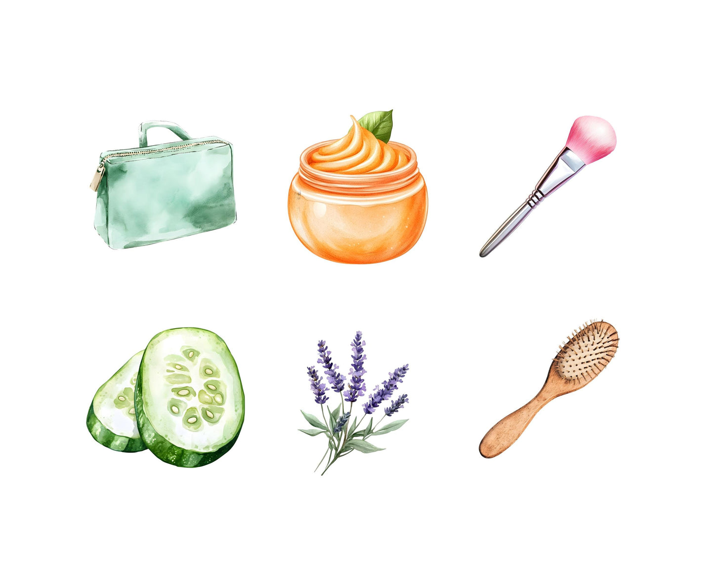 Watercolor Spa Party Clipart, Spa Party Clipart png Bundle, 51 Spa Party Clipart, Glam Girl Clipart, Spa Girl Clipart, Bath And Spa Clipart