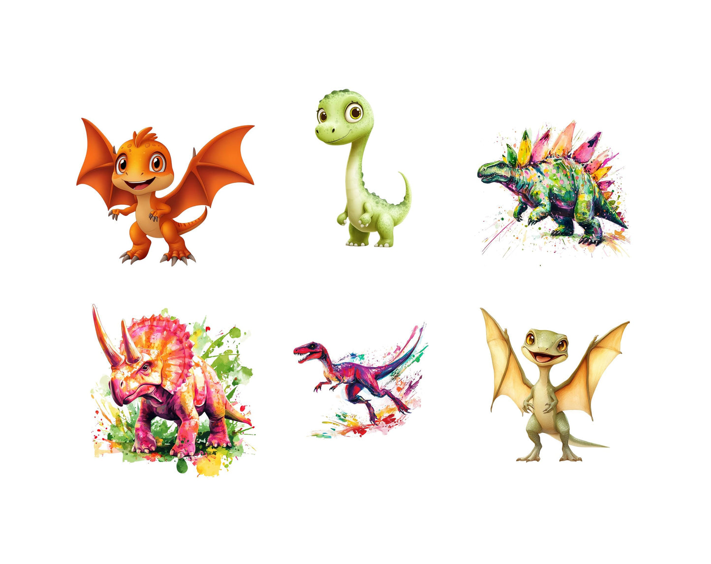 65 Dinosaurier-Cliparts im Paket, Dinosaurier-PNG-Paket, Hochwertige Dinosaurier-Cliparts, Coole Dinosaurier-Cliparts, Niedliche Dinosaurier-Cliparts, Papierbastelmaterial