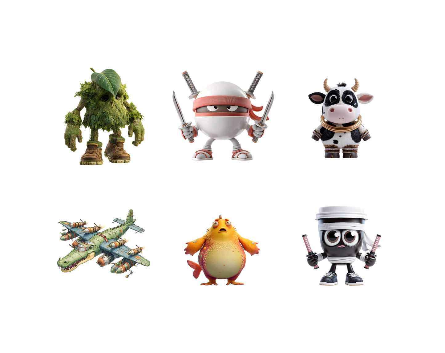 56 Italian Brainrot Clipart Bundle, Italian Brainrot png, Funny Meme Characters, Tralalero Tralala, Bombardino Cocodrilo, Téléchargement instantané