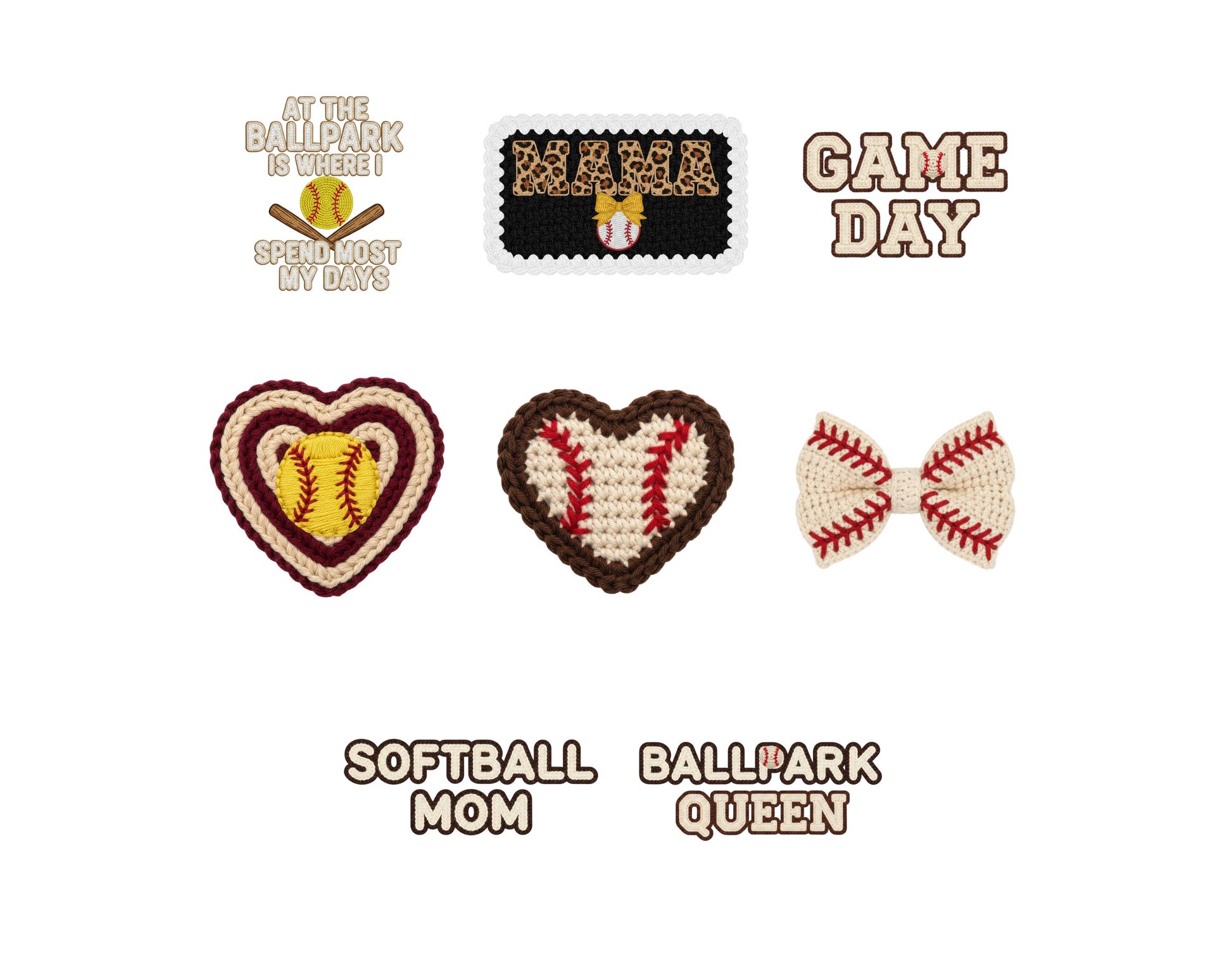 DIY Download softball clip art Bundle