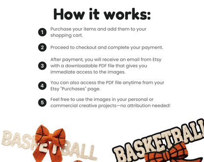DIY Download basketball clipart bundle