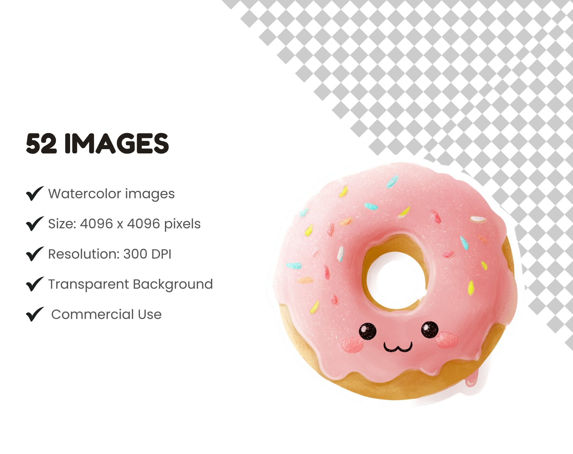 DIY Download Kawai Cute Clip art Bundle