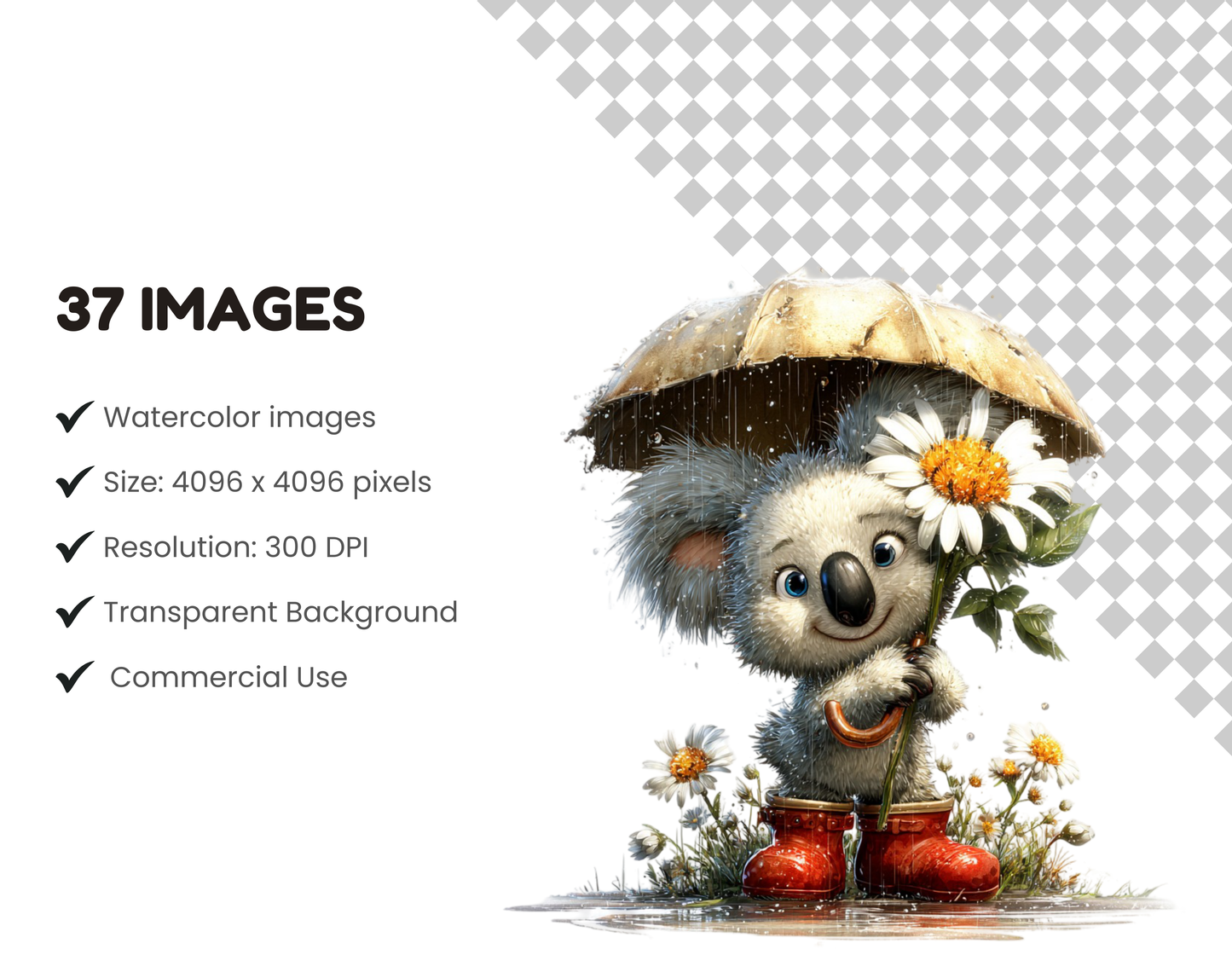 DIY Download Clip art and Animals Bundle