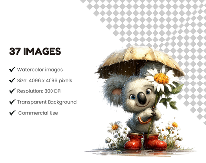 DIY Download Clip art and Animals Bundle