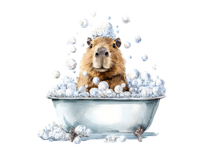 DIY Download Capybara Clipart PNG Bundle