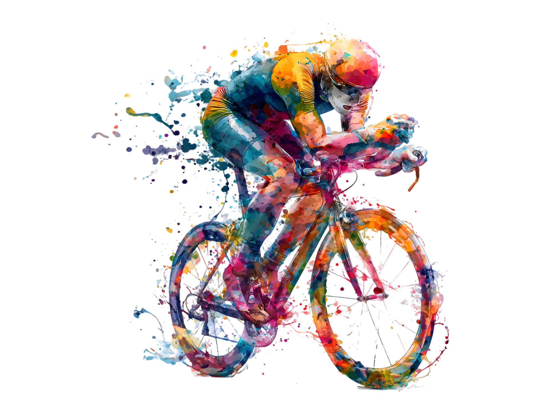 DIY Download Cycling Clipart PNG Bundle