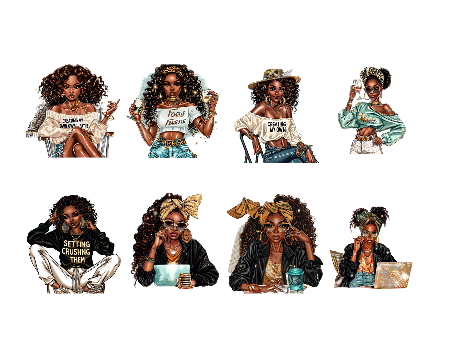 DIY Download american girl doll black and white clipart PNG Bundle