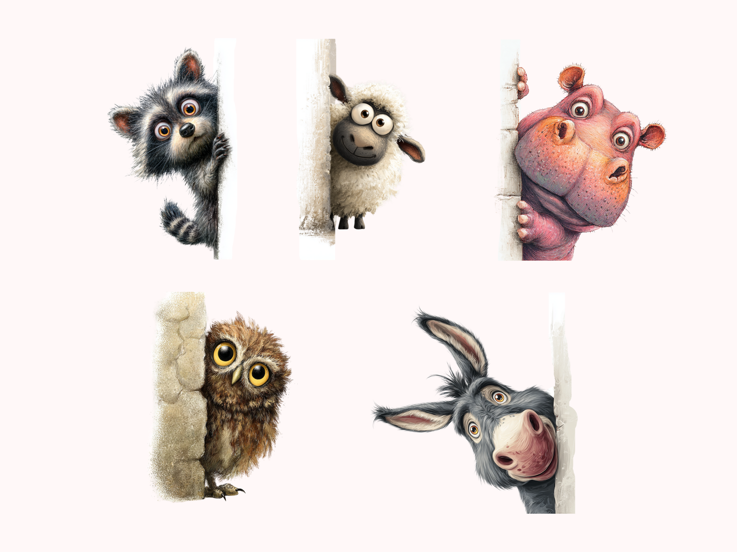 DIY Download Funny Animal Clipart Bundle
