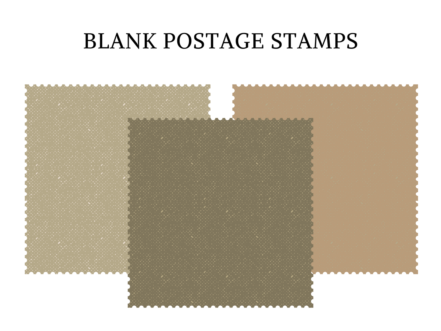 DIY Download Postage Stamp Clipart Bundle