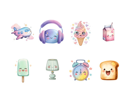 DIY Download Kawaii Clipart Bundle