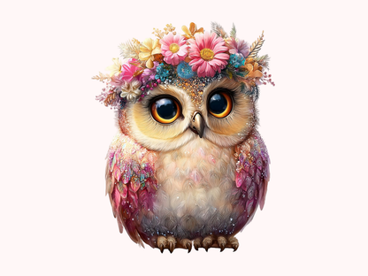 DIY Download Owl Clipart PNG Bundle