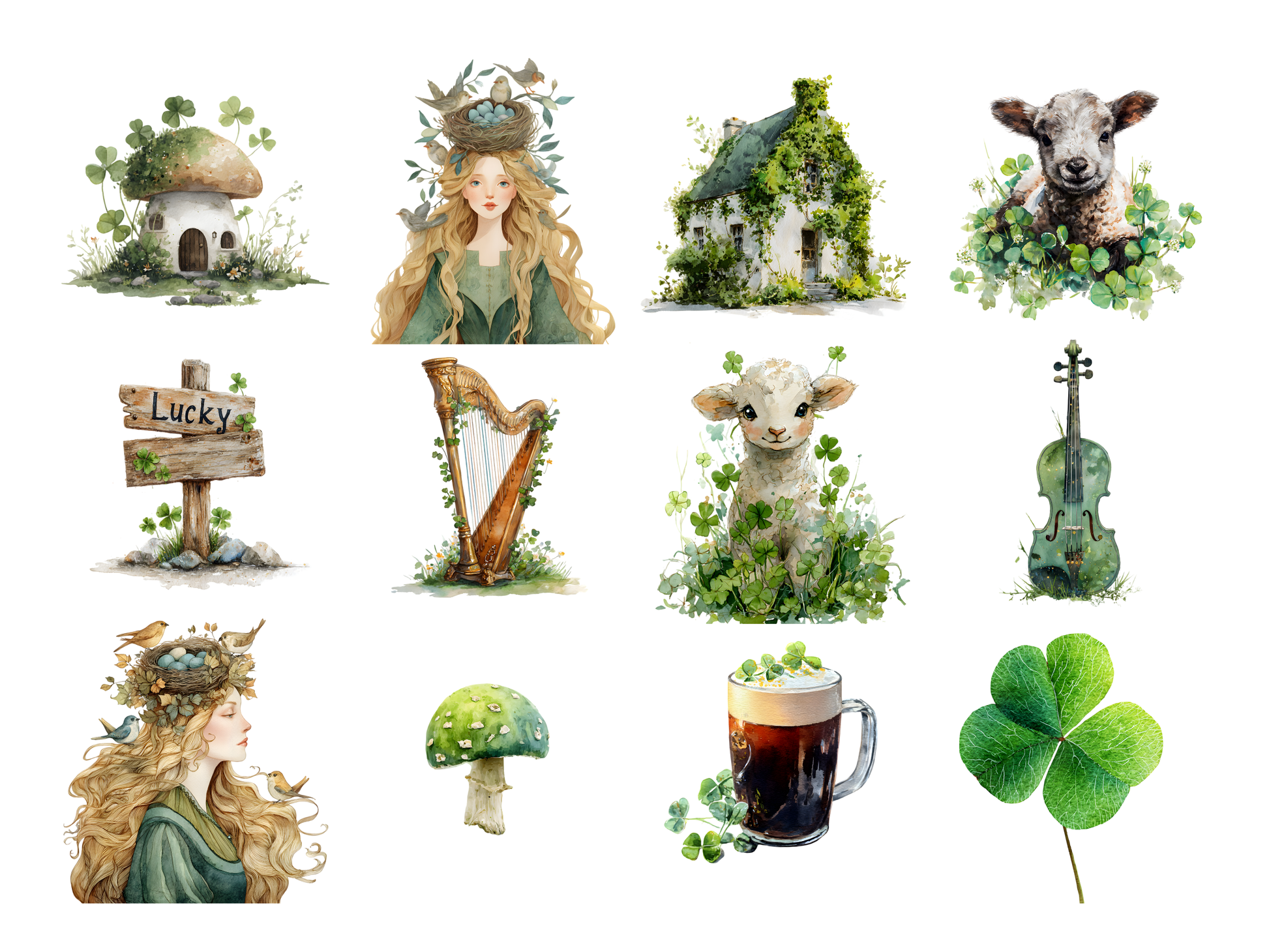 DIY Download St Patricks Day Clip Art Bundle