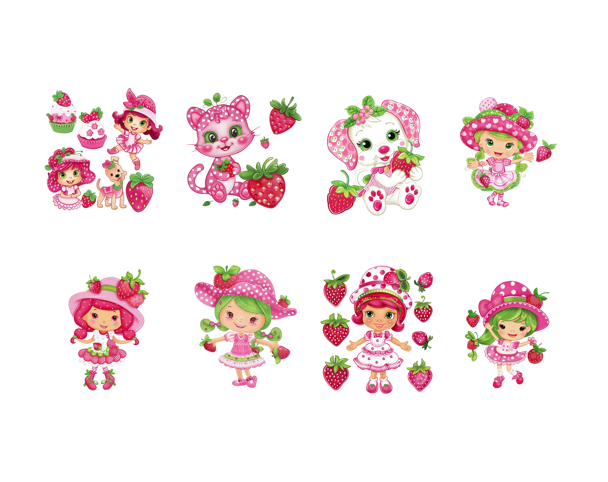 DIY Download Strawberry Clip art Bundle