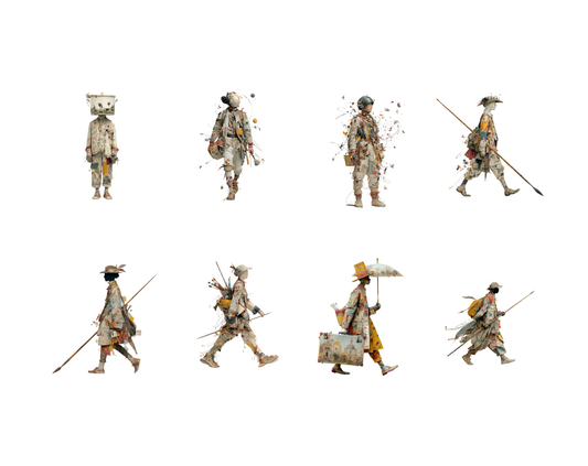 66 Artist Characters Clipart Bundle, Watercolor Artists Character PNG, Dreamy Artist Character Clipart, Scrapbooking, Instant Download