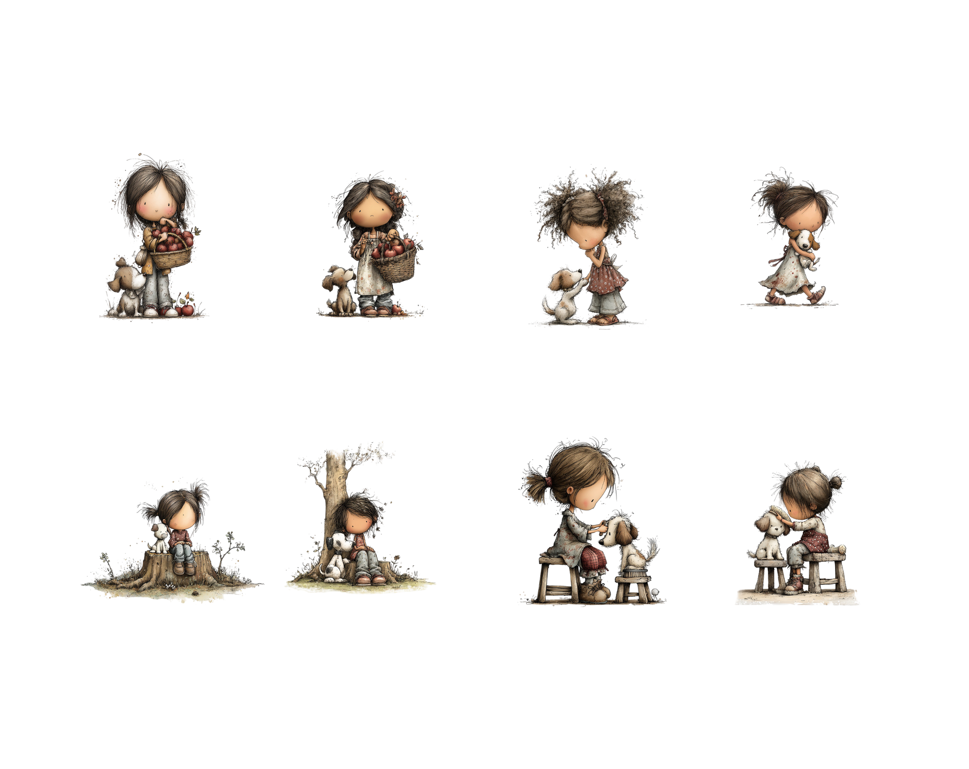 DIY Download Animal Clipart PNG Bundle