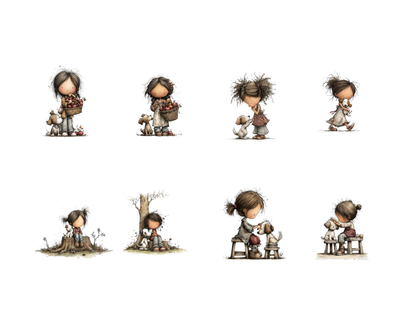 DIY Download Animal Clipart PNG Bundle