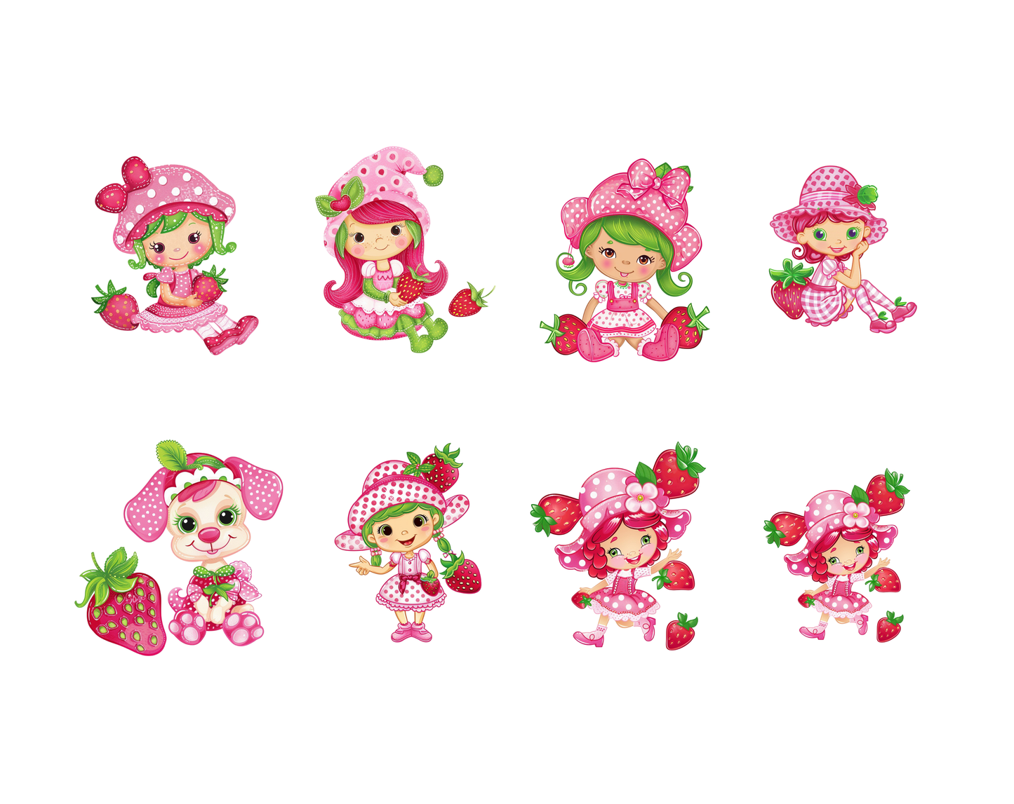 DIY Download Strawberry Clip art Bundle