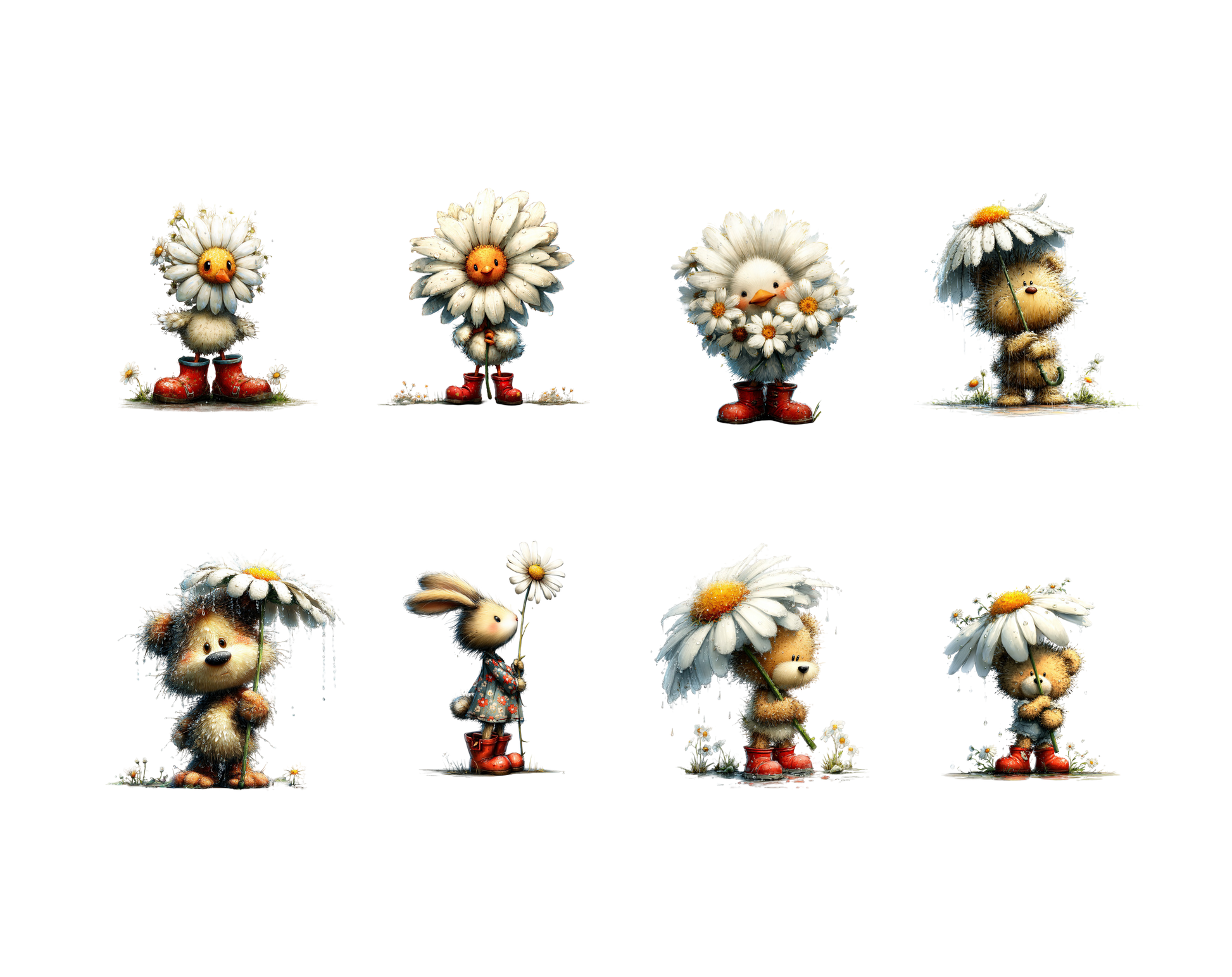 DIY Download Clip art and Animals Bundle