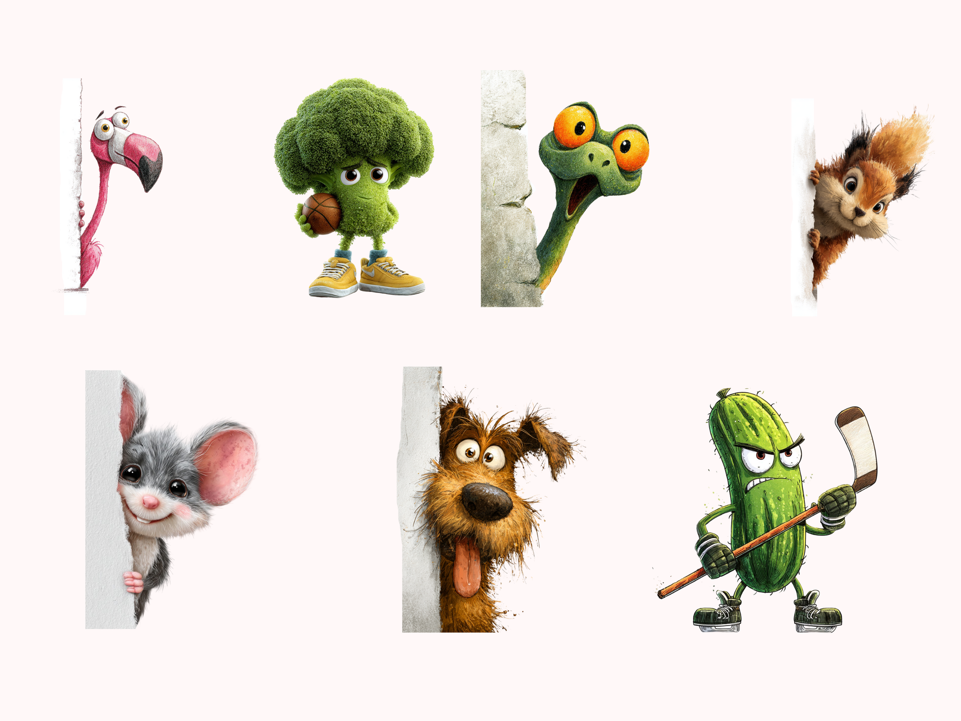 DIY Download Funny Animal Clipart Bundle