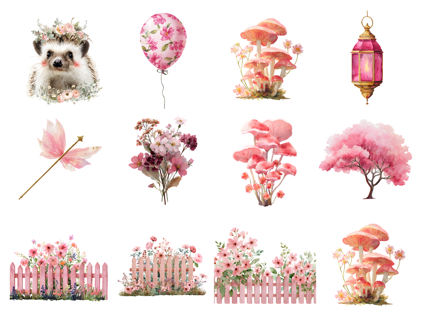 DIY Download Fairy Clipart PNG Bundle