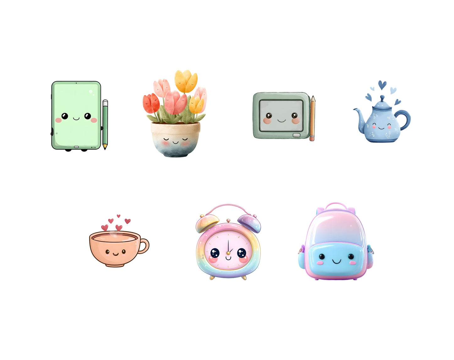 DIY Download Kawaii Clipart Bundle