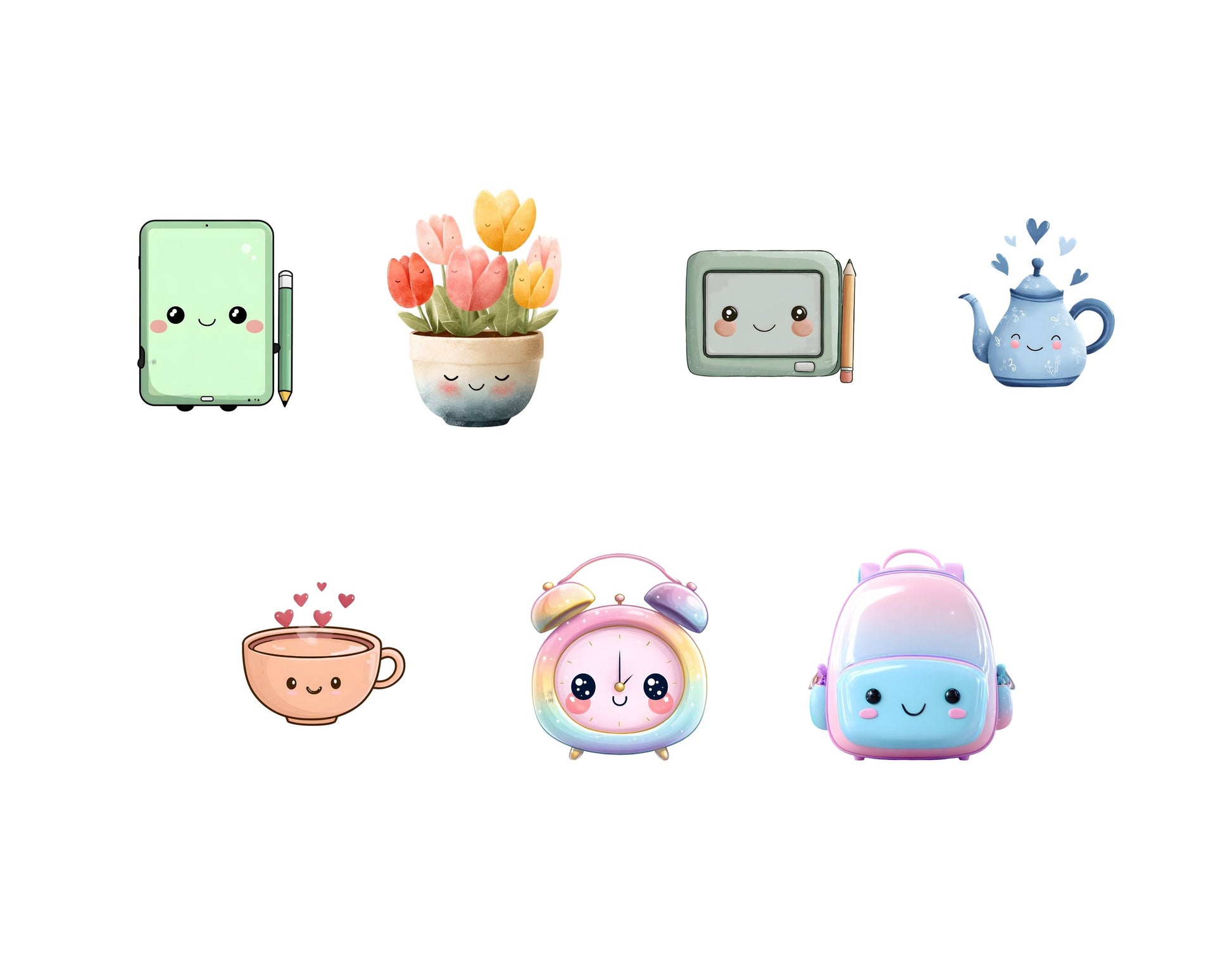 DIY Download Kawaii Clipart Bundle