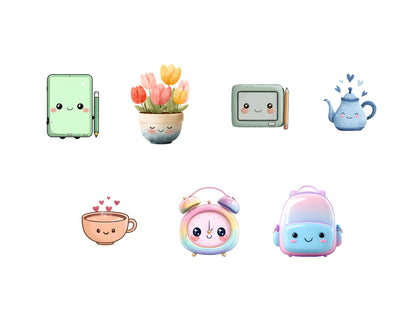 DIY Download Kawaii Clipart Bundle