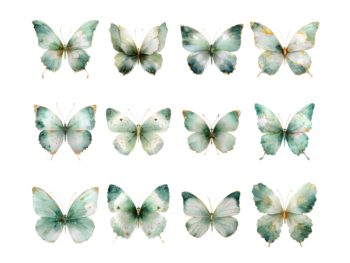 DIY Download Butterfly Clipart PNg Bunlde
