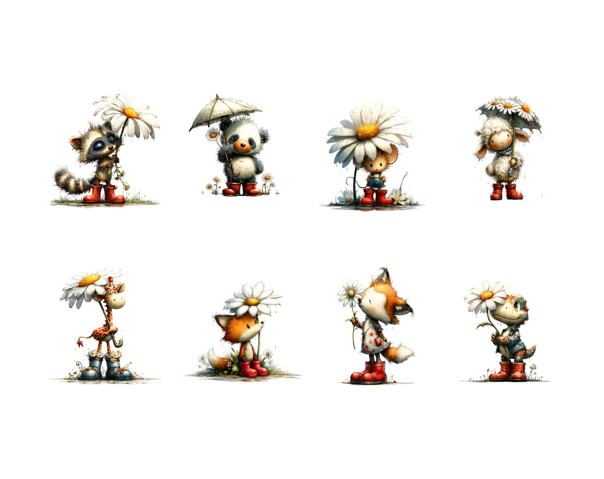 DIY Download Clip art and Animals Bundle