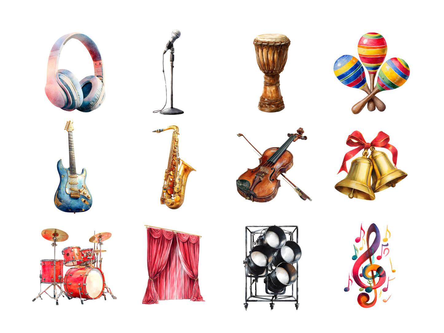 DIY Download School Musical Clip Art Bundle