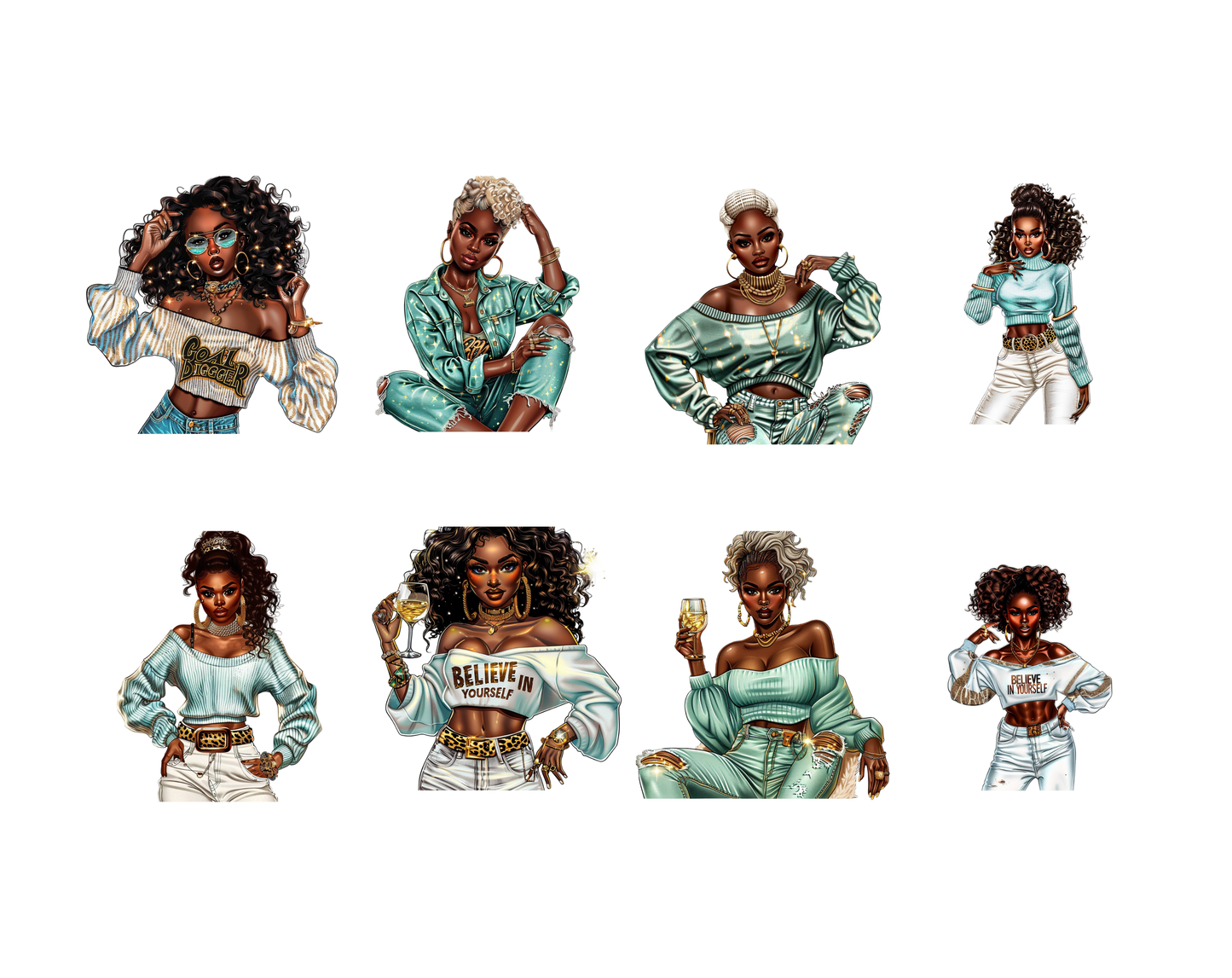 DIY Download american girl doll black and white clipart PNG Bundle