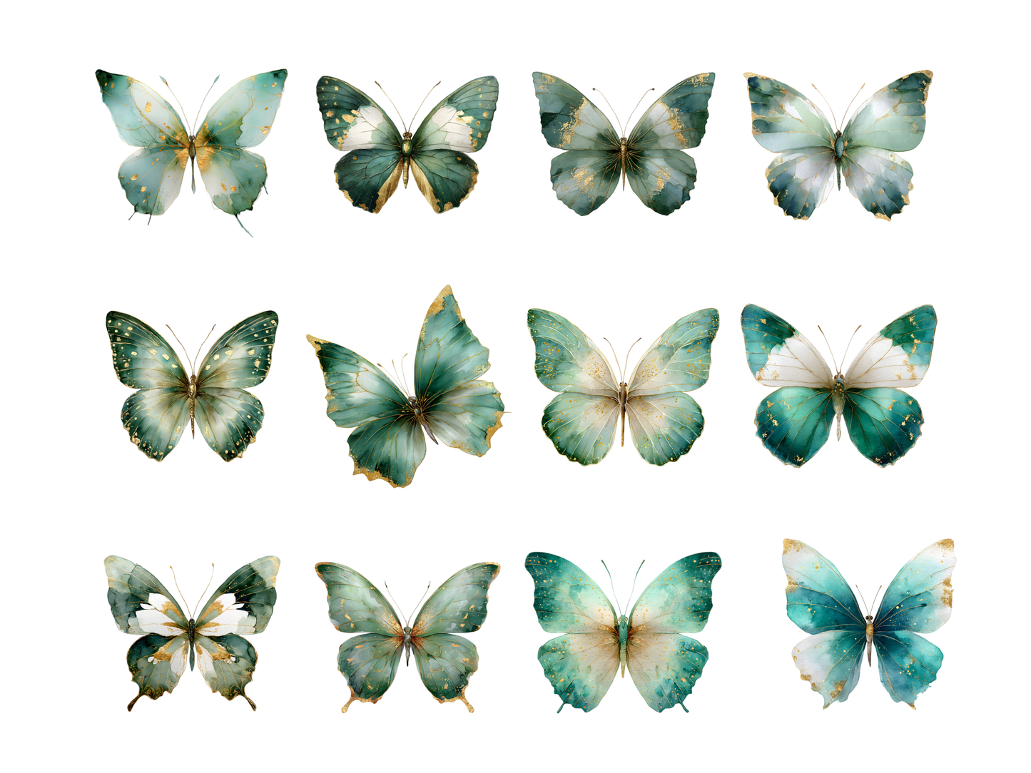 DIY Download Butterfly Clipart PNg Bunlde