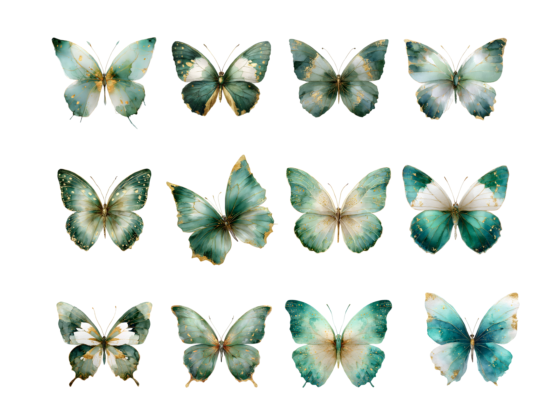 DIY Download Butterfly Clipart PNg Bunlde