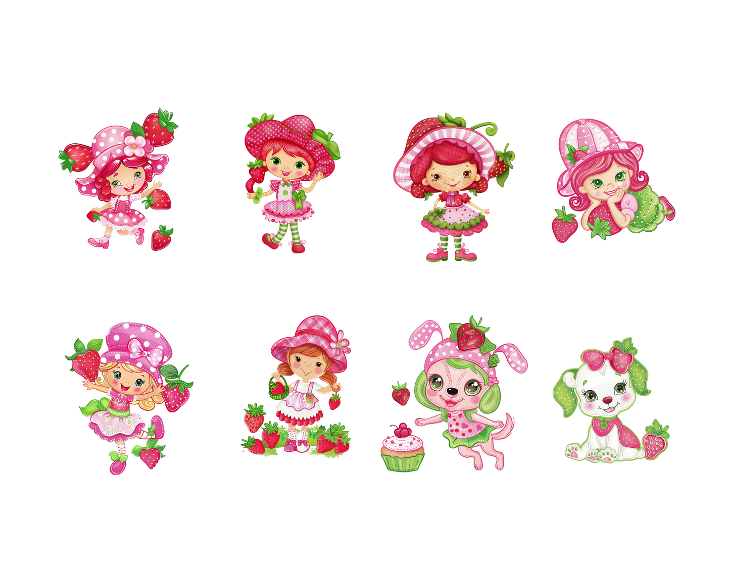 DIY Download Strawberry Clip art Bundle