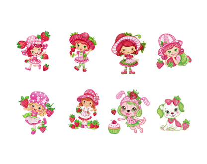 DIY Download Strawberry Clip art Bundle