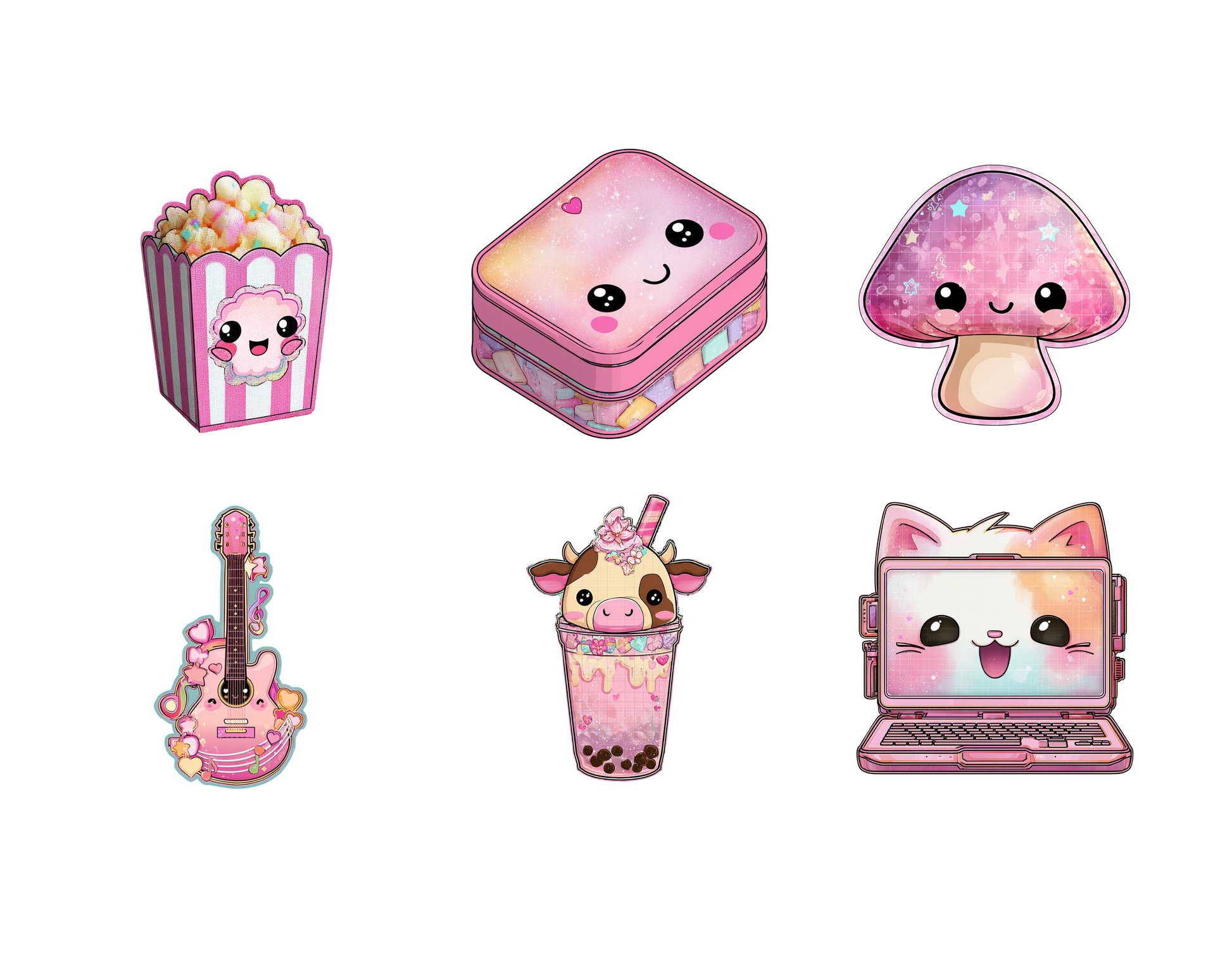 DIY Download Kawai Cute Clip art Bundle