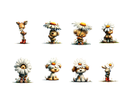 DIY Download Clip art and Animals Bundle