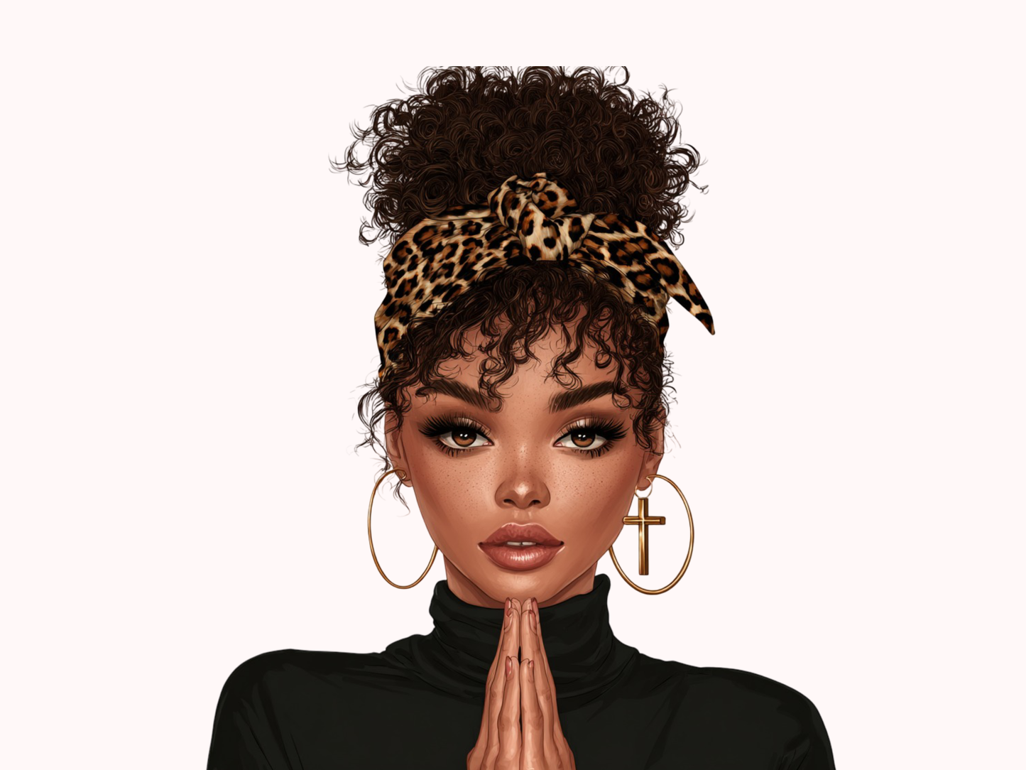 DIY Download Black Girl Clip Art PNG Bundle