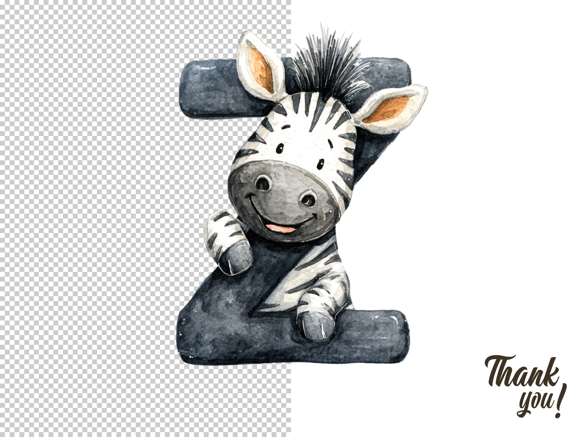 DIY Download animal alphabet letters clip art