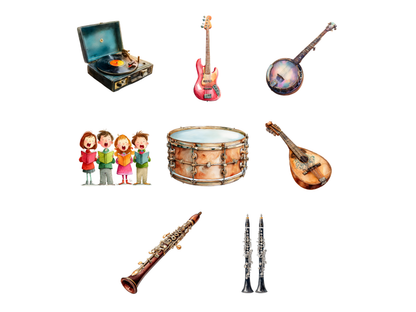 DIY Download School Musical Clip Art Bundle