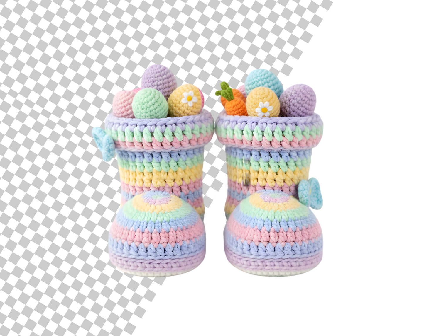 DIY Download 30 Easter bunny clipart PNG files