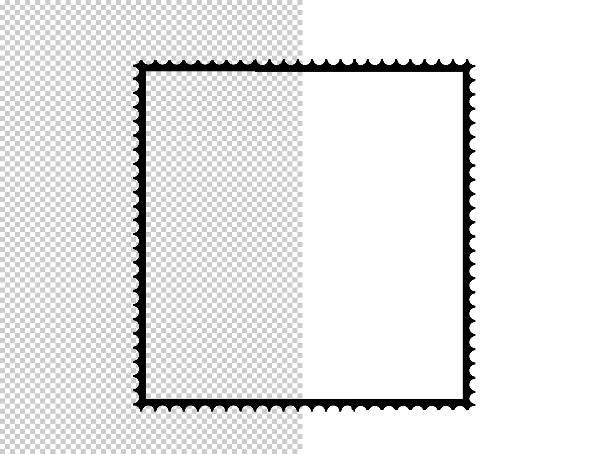 DIY Download Postage Stamp Clipart Bundle