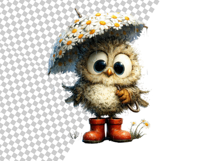 Clip Art and Animals – Spring Daisy Woodland PNG Collection